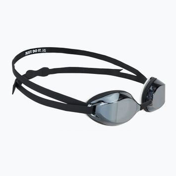 Occhialini da nuoto Nike Legacy Comfort Mirrored grigio fumo scuro