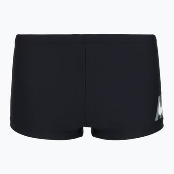 Boxer da bagno da uomo Nike Logo Graphic Square Leg black