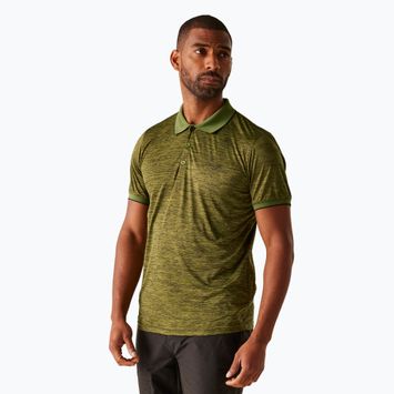 Camicia da trekking da uomo REGATTA Polo Remex II verde nefrite