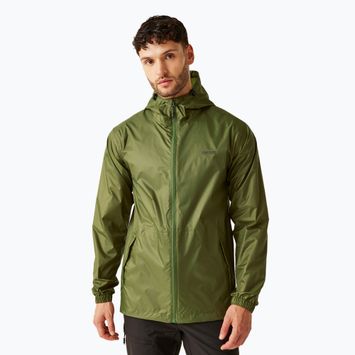 Giacca da pioggia REGATTA Pack-It III da uomo, verde nefrite