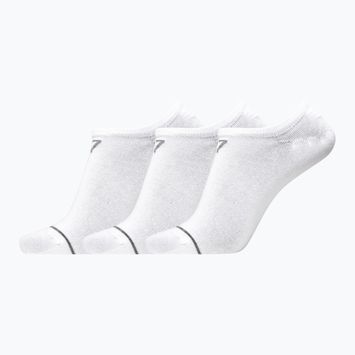 Calzini CR7 Footies da uomo 3 paia bianco