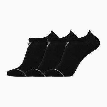 Calzini CR7 Footies da uomo 3 paia nero