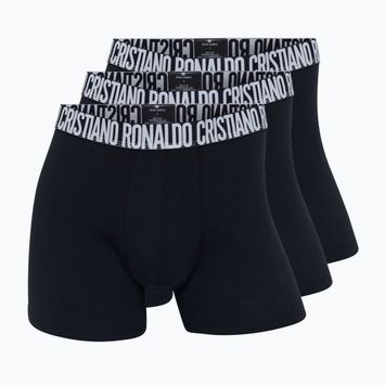 Boxer da uomo CR7 Basic Trunk 3 pack black