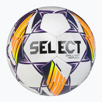 Palla da calcio SELECT Brillant Replica v24 bianco / viola dimensioni 5