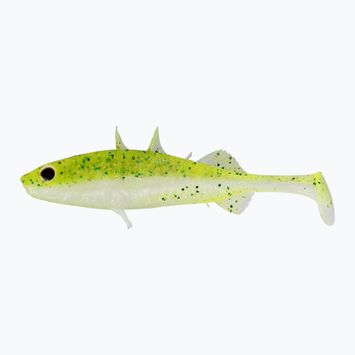 Westin Stanley lo Stickleback Shadtail esca in gomma scintillante/cartreuse