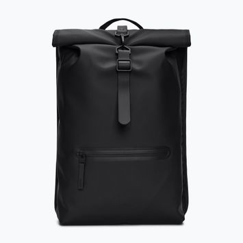 Zaino Rains Rolltop W3 13 l urban backpack nero