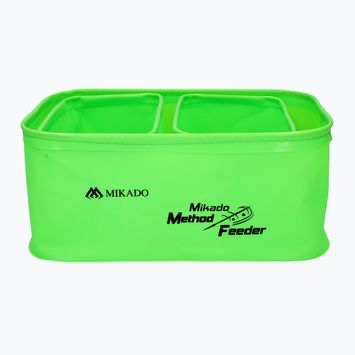 Mikado Eva Method Feeder contenitori per groundbait 005 3 pezzi verde.