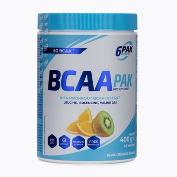 BCAA 6PAK PAK 400 g Arancione Kiwi