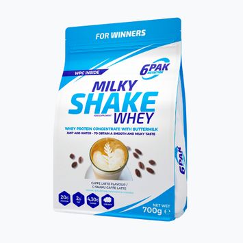 Siero di latte 6PAK Milky Shake 700 g Caffe Latte