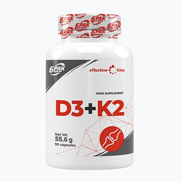 Vitamine 6PAK D3+K2 90 capsule