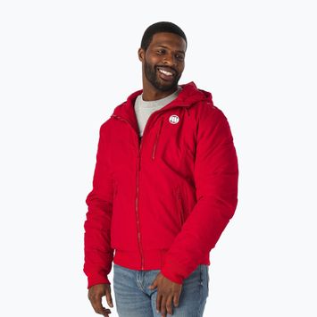 Pitbull West Coast giacca invernale da uomo Cabrillo con cappuccio rosso
