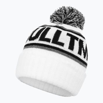 Berretto invernale Pitbull Beanie Fleming II da uomo bianco/nero