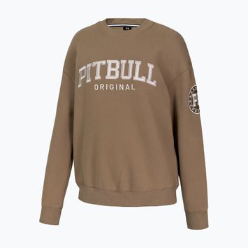 Felpa donna Pitbull Tyrian Crewneck marrone coyote