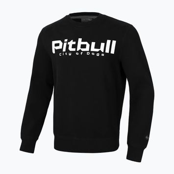 Felpa da uomo Pitbull West Coast Crewneck City Of Dogs nero