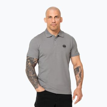 Maglia Polo Pitbull Uomo Piccolo Logo grigio