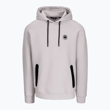 Felpa con cappuccio Pitbull Dogwood da uomo, bianco/blu