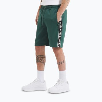 Pantaloncini da corsa Pitbull da uomo Powers verde bottiglia