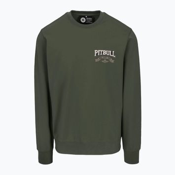 Felpa uomo Pitbull Troublemaker Crewneck verde antico