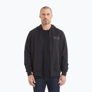 Felpa con cappuccio e zip Pitbull Driving da uomo, nero