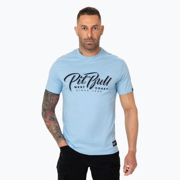Maglietta Pitbull El Jeffe da uomo blu chiaro
