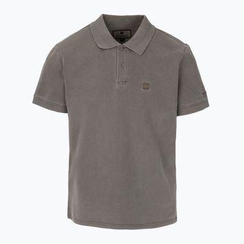 Polo Pitbull Washed da uomo marrone scuro
