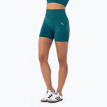 Pantaloncini da allenamento da donna Carpatree Blaze Seamless blu oceano profondo