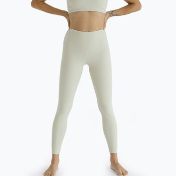 Leggings yoga donna JOYINME Unity a coste 7/8 crema di burro