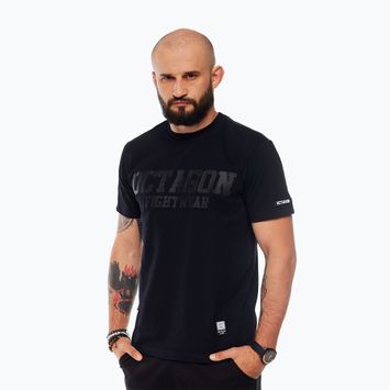 Maglietta Octagon FW Straight nera da uomo