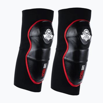 Ginocchiere DBX BUSHIDO "Warrior" nero/rosso
