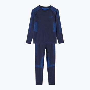 Set di biancheria intima termica per bambini 4F M149 blu navy