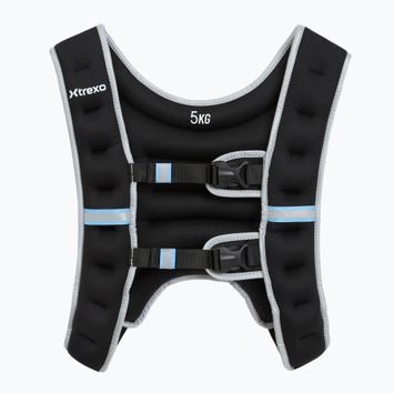 XTREXO WV-05 Gilet per allenamento con i pesi da 5 kg nero