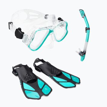 Set da snorkeling AQUASTIC MSFA-01SN blu