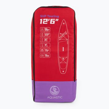 Zaino porta tavola SUP AQUASTIC Touring 12'6" rosso