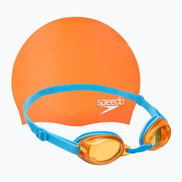 Set da nuoto Speedo Jet V2 arancione fluo per bambini