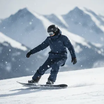 KADVA Skiro Pants Jrb pantaloni da sci per bambini blu navy