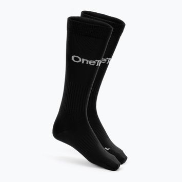 Calzettoni da calcio OneTeam Precision football socks set 2-pack nero