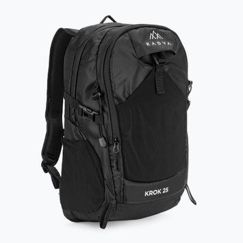 Zaino da trekking KADVA con tasca per laptop 25 l nero