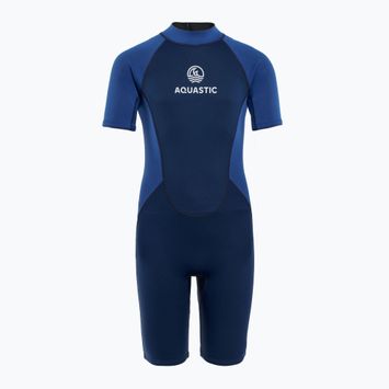 Schiuma da nuoto per bambini AQUASTIC Wavey Jrb 2 mm blu navy/blu