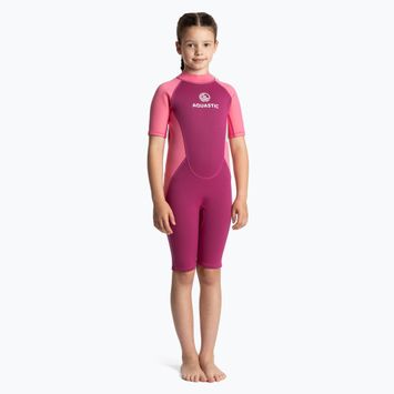 Schiuma da nuoto per bambini AQUASTIC Wavey Jrg 2 mm rosa
