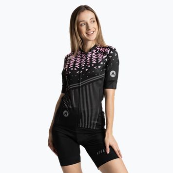 Maglia ciclismo donna ATTABO Tevi WMNS nero/rosa