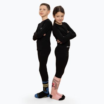 OneTeam Achill Jr Set di intimo termico per bambini nero