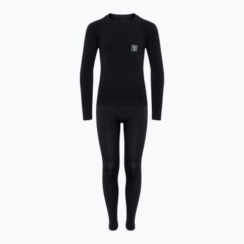 OneTeam Achill Jr Set di intimo termico per bambini nero