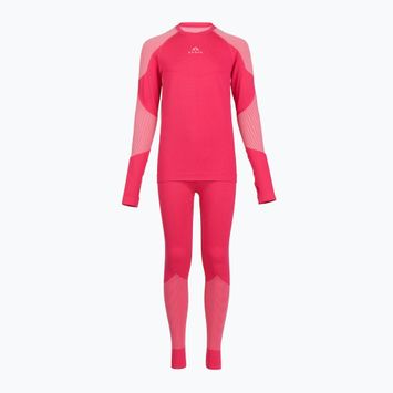 Completo di biancheria intima termica per bambini KADVA Frosty Jrg Set senza cuciture rosa