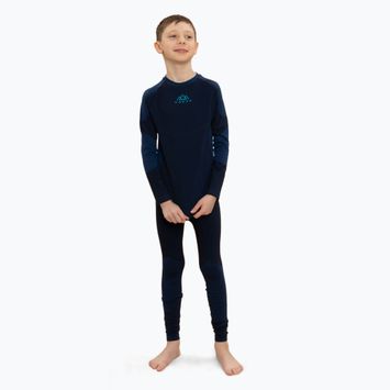 KADVA Frosty Jrb Set di biancheria intima termica per bambini blu navy