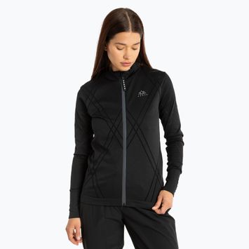 Felpa donna KADVA Heat W senza cuciture nera