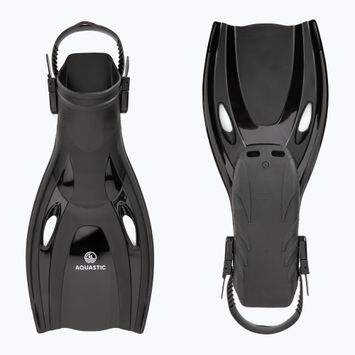 Pinne da snorkeling AQUASTIC Cove nere
