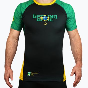 Ground Game Rashguard da uomo Copacabana multicolore