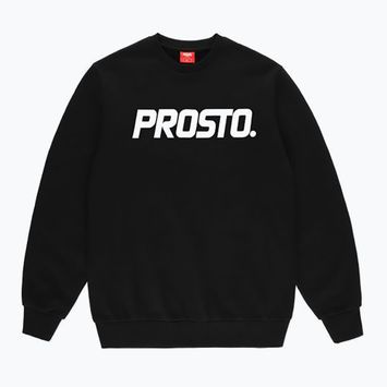 Felpa PROSTO Crewneck da uomo Toras nero