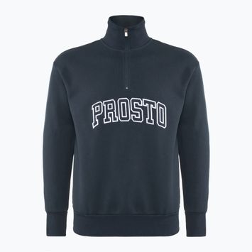 Felpa PROSTO Half Zip Mobi uomo navy