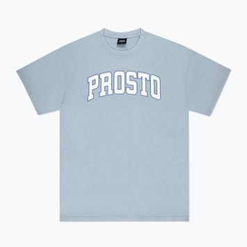 PROSTO College - Maglietta da uomo blu chiaro